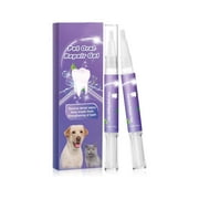 FYTPOV 2pcs Pet Oral Repair Gel, New Dog Cat Teeth Cleaning Gel for Pet Breath Fresh, Pet Oral Repair Gel for Dogs, Pet Toothbrush Pen for Dental Care